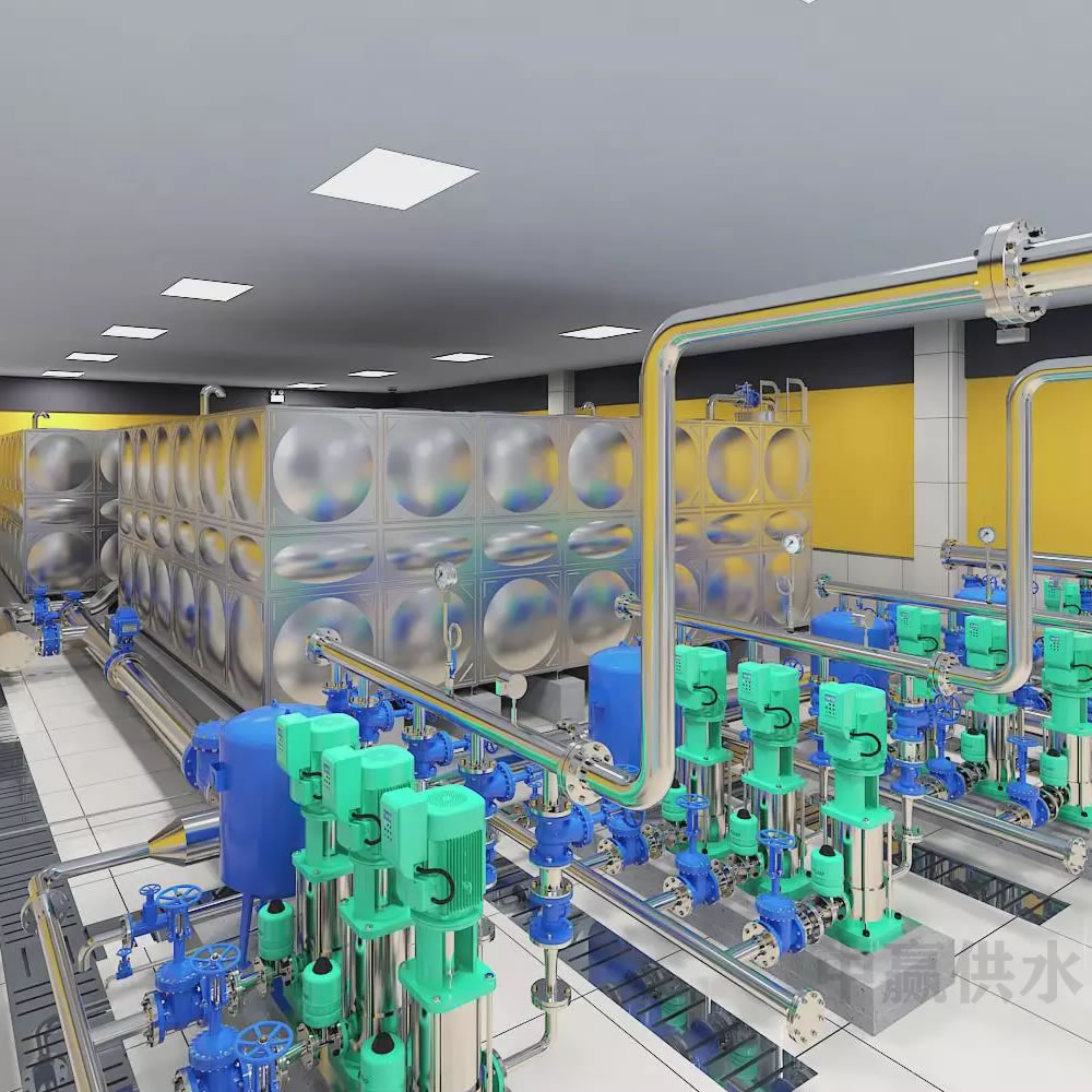 高層小區(qū)二次供水設(shè)備的工作原理和工作流程是什么？